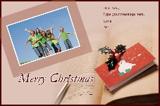 All Templates photo templates Christmas Cards-Romantic
